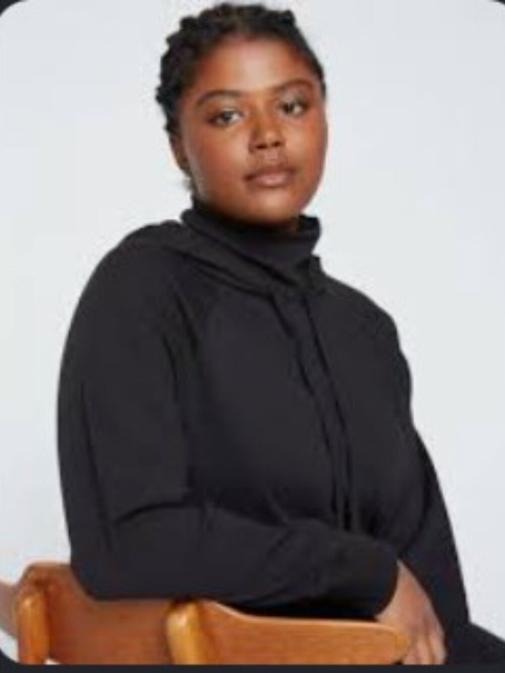 Universal Standard Fallon Funnel Neck Hoodie
